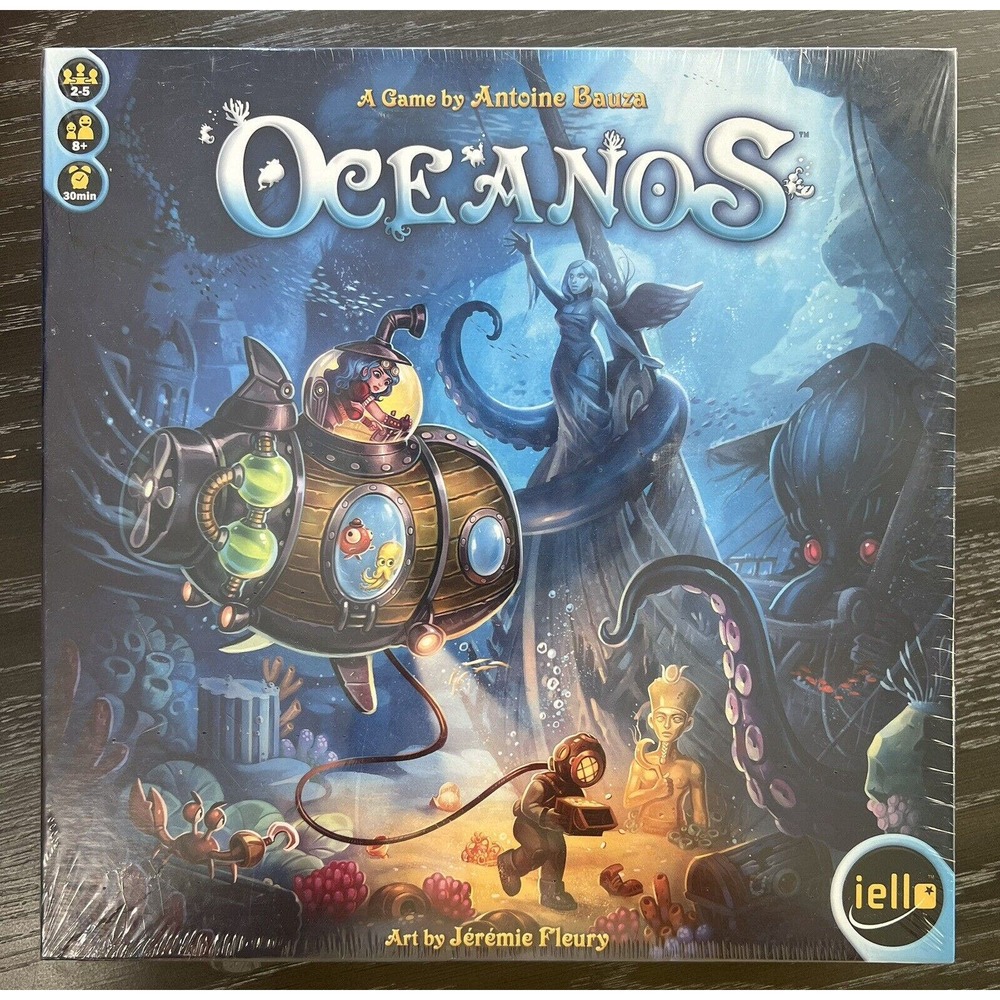 Oceanos Board Game by Antoine Bauza 2016 Iello Games, New